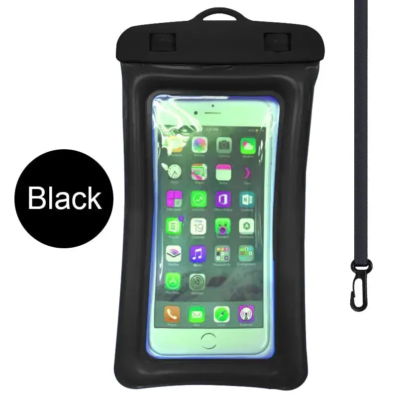 Floating Waterproof Swim Bag Phone Case – Fits iPhone 11/12/13/14 Pro Max, Samsung S23/S22, Xiaomi 13, Huawei P30/20 Lite