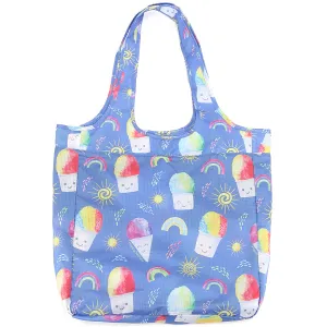 Foldable Bag Jacqueline Shave Ice Blue