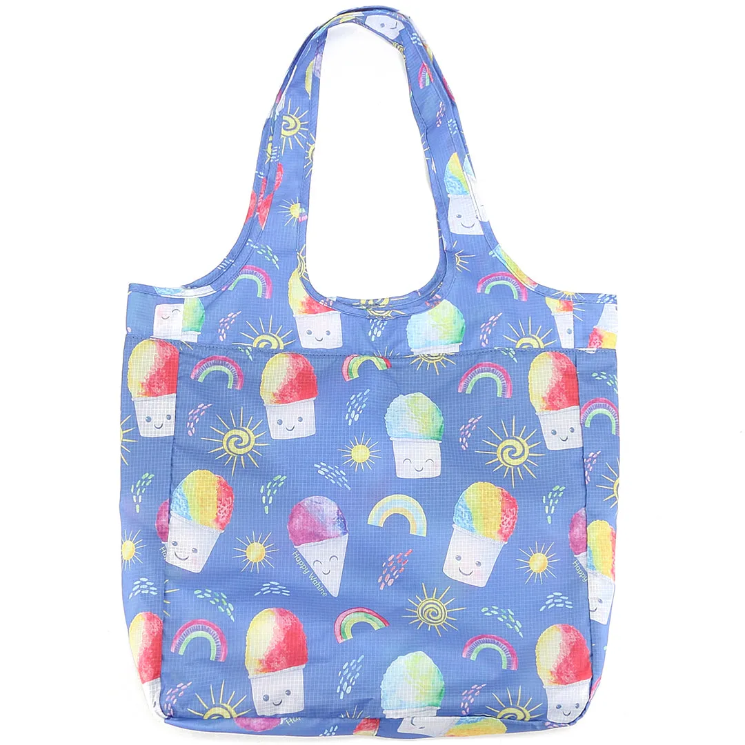 Foldable Bag Jacqueline Shave Ice Blue