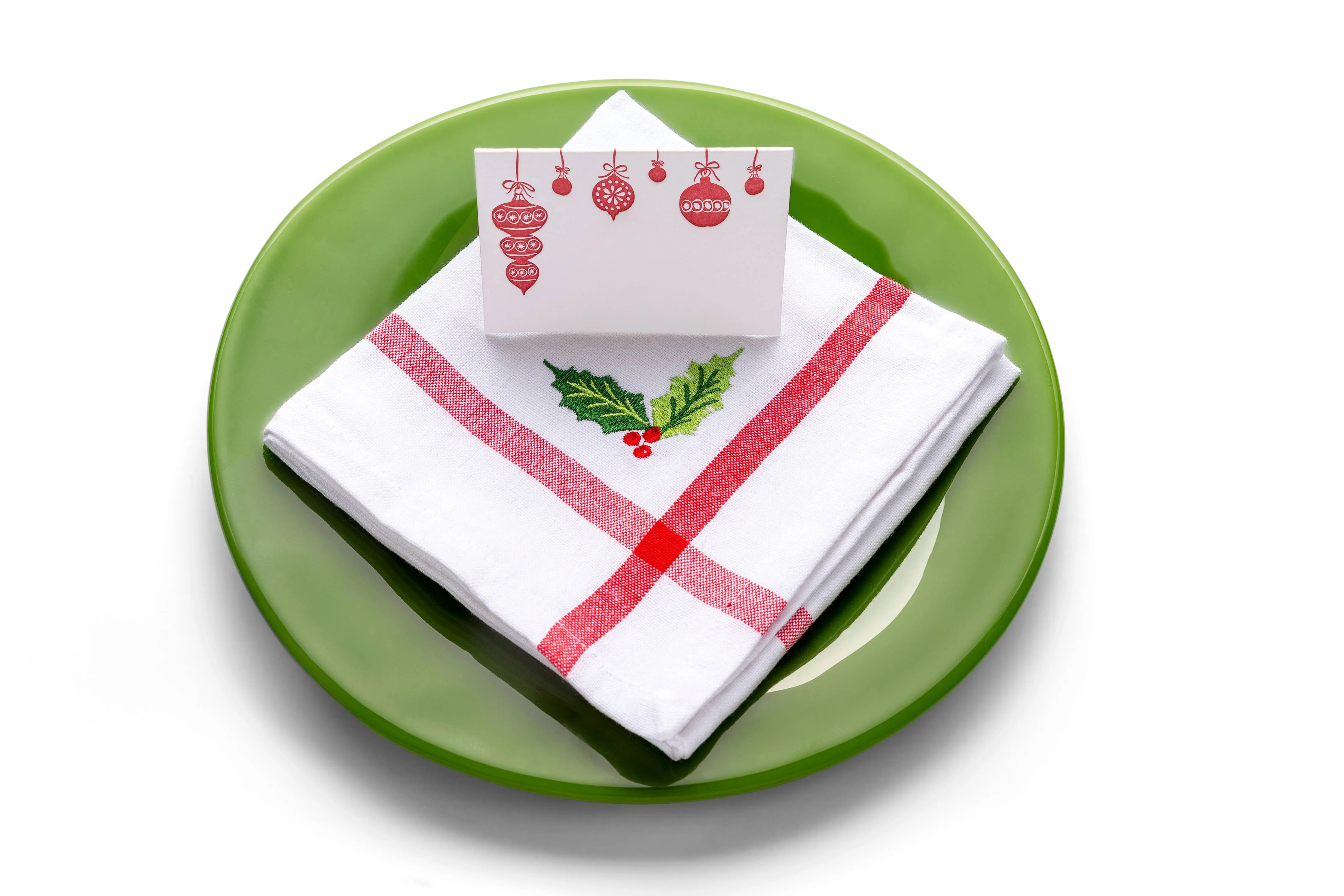 Folded Place Cards | Ornament | Christmas Holiday