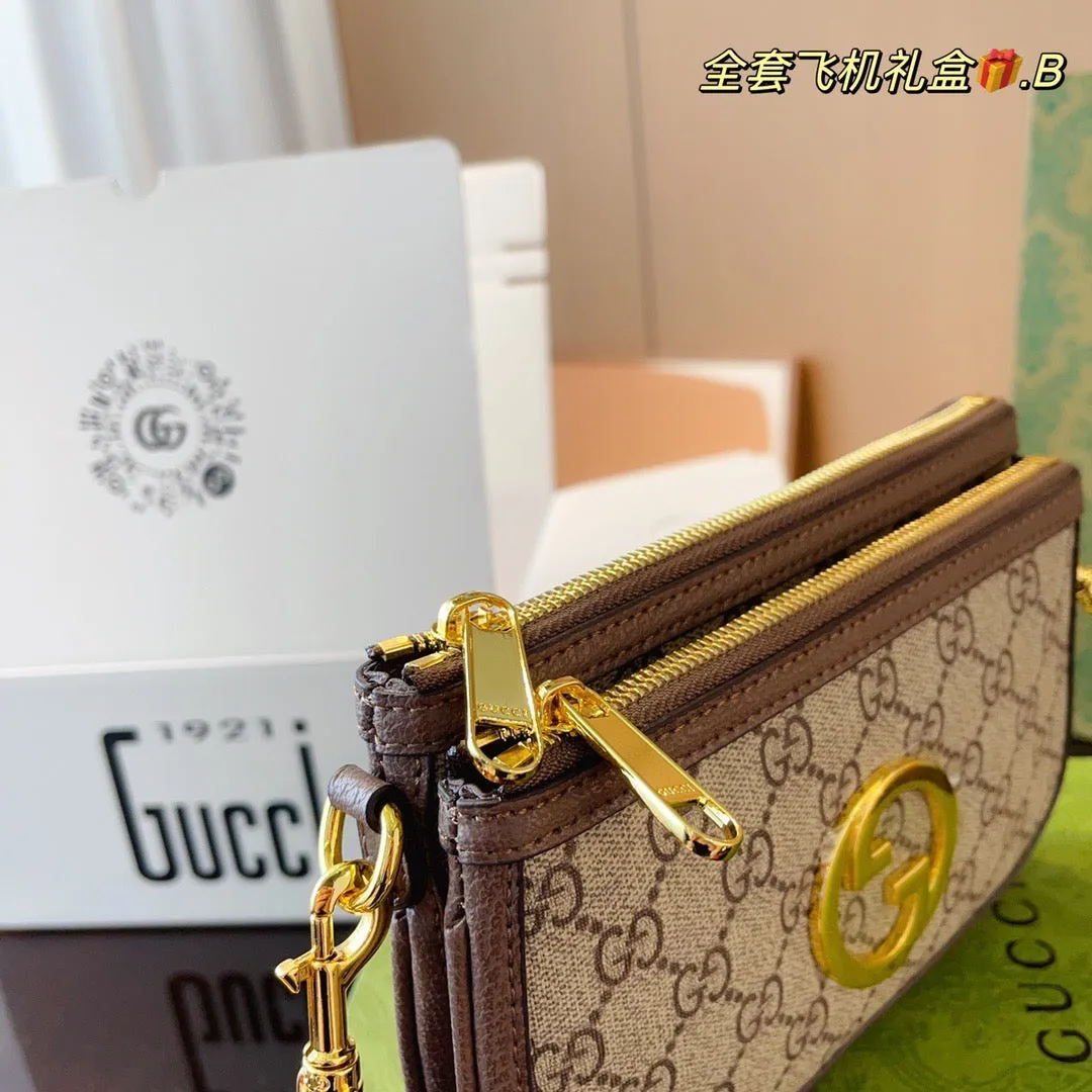 GC565 Gucci Blondie GG mini bag / 7.9"W x 5.1"H x 1"D