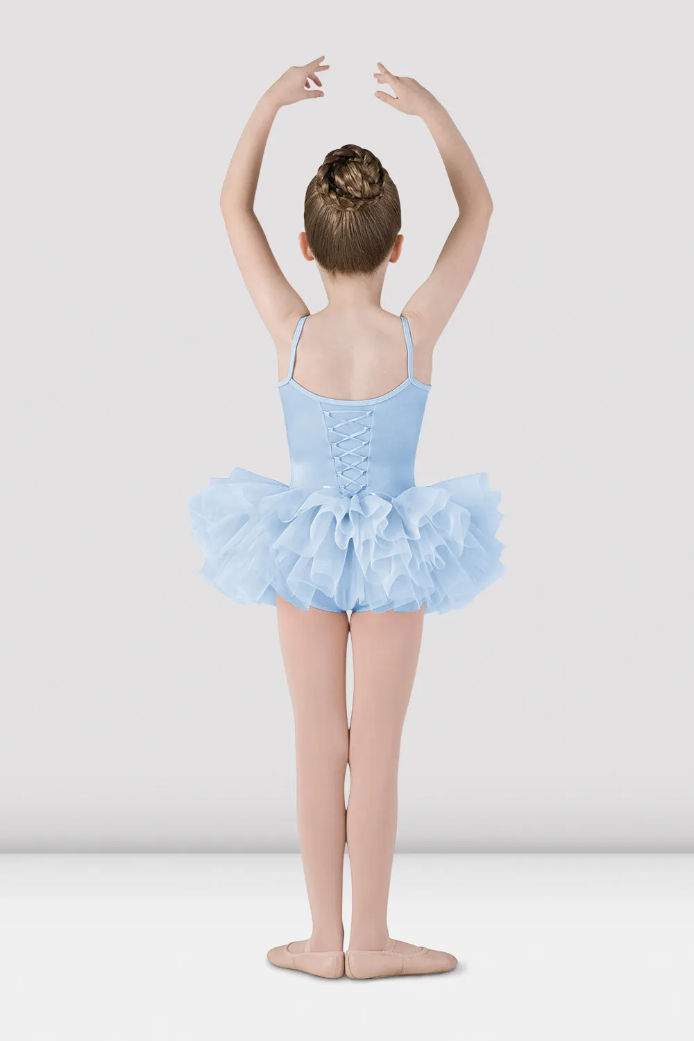 Girls Mirella Lace Up Back Tutu Dress