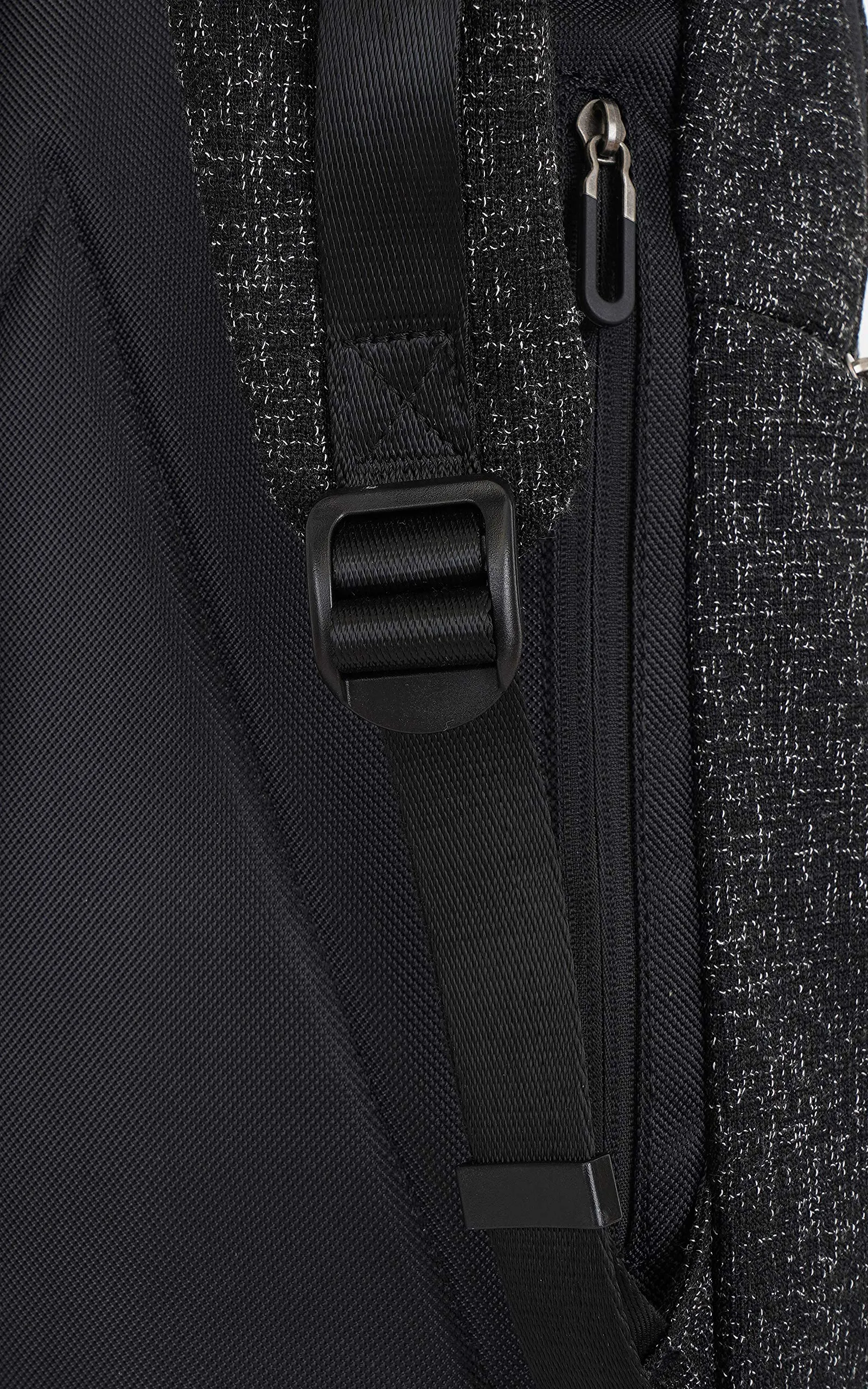 Hangoverr Laptop Backpacks with USB Port and Anti Theft Pocket (Black)