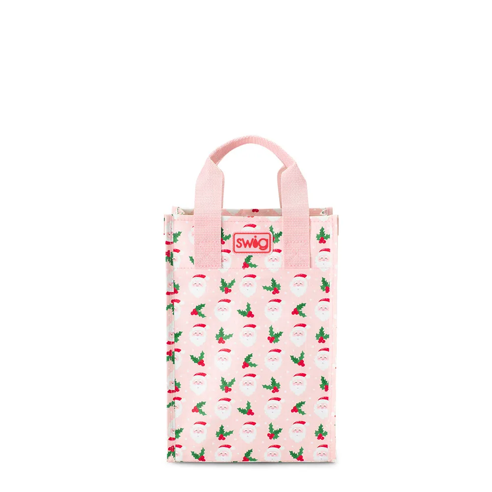 Holly Jolly Reusable Gift Bag Tall