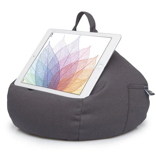 iPad, Tablet & eReader Bean Bag Cushion by iBeani - Slate Grey