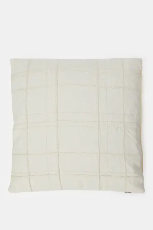 Ivory Textured Cushion