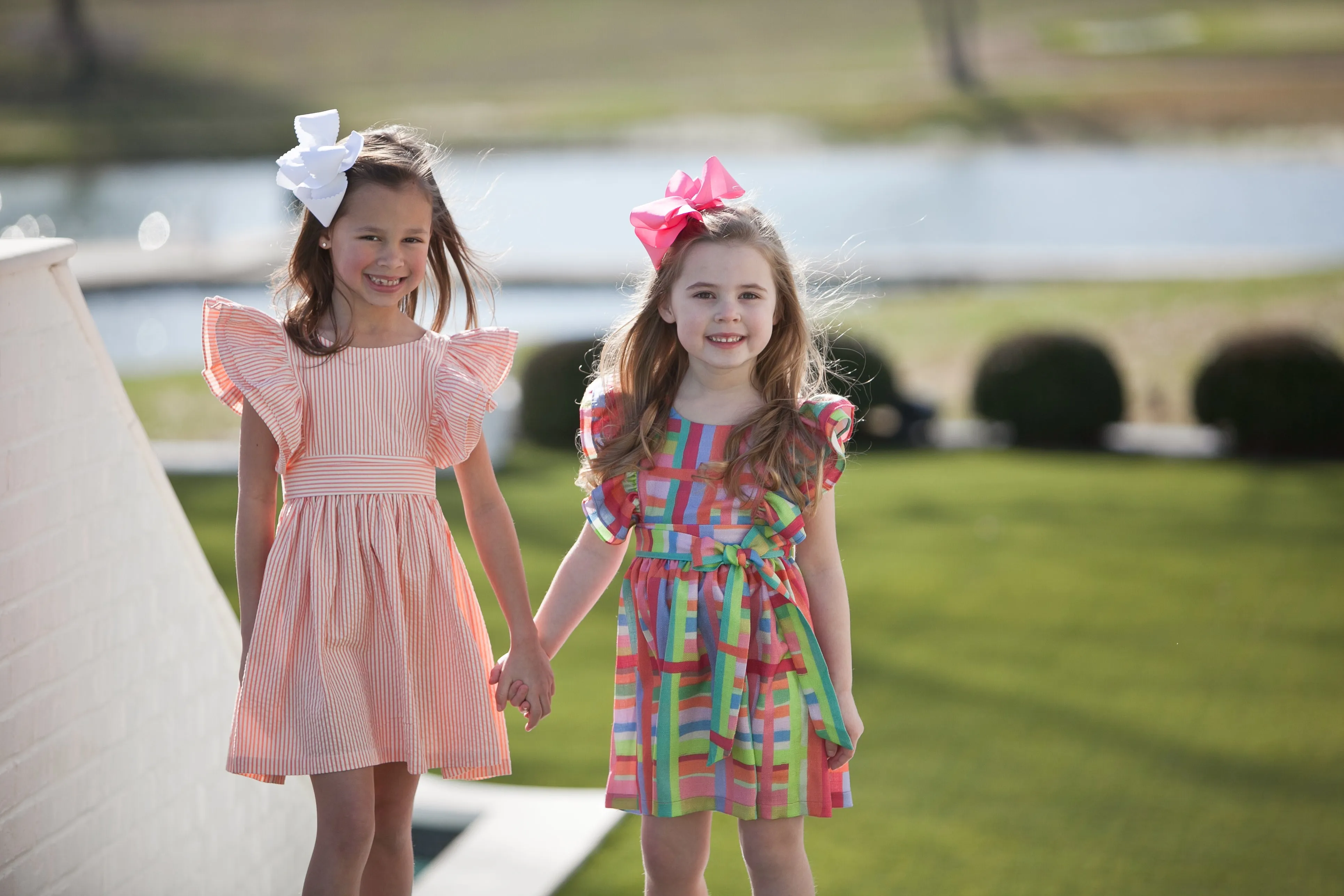Kaki Ruffle Dress – Rainbow Row