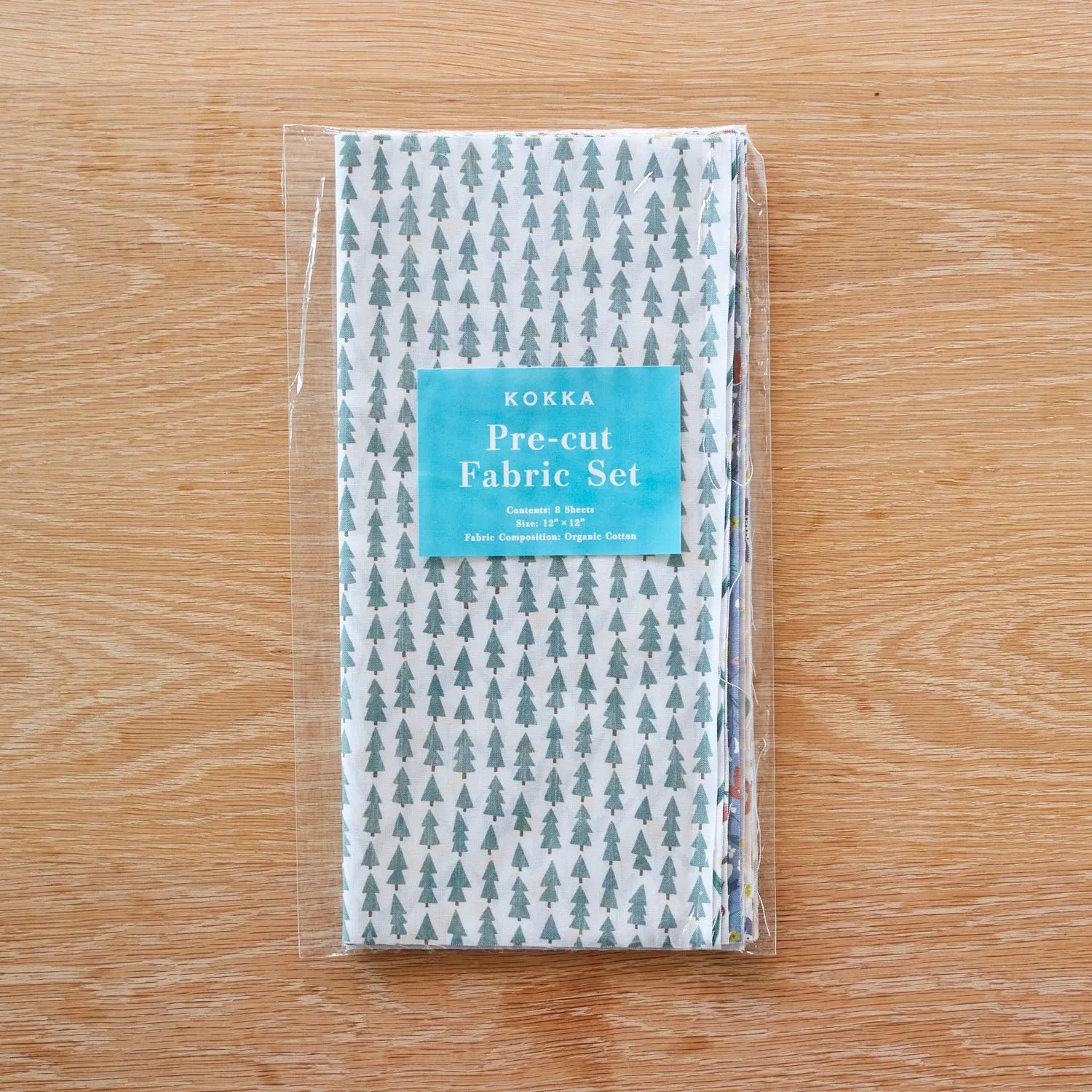 KOKKA Original Design 100% Organic Cotton Pre-cut Fabric Bundle (8 Sheets)