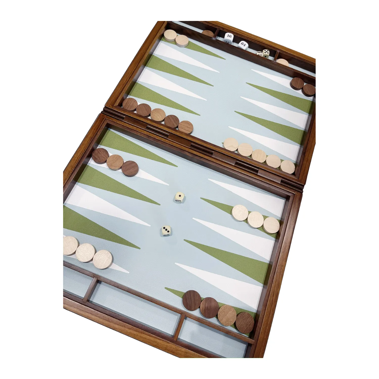 Leather Backgammon Set