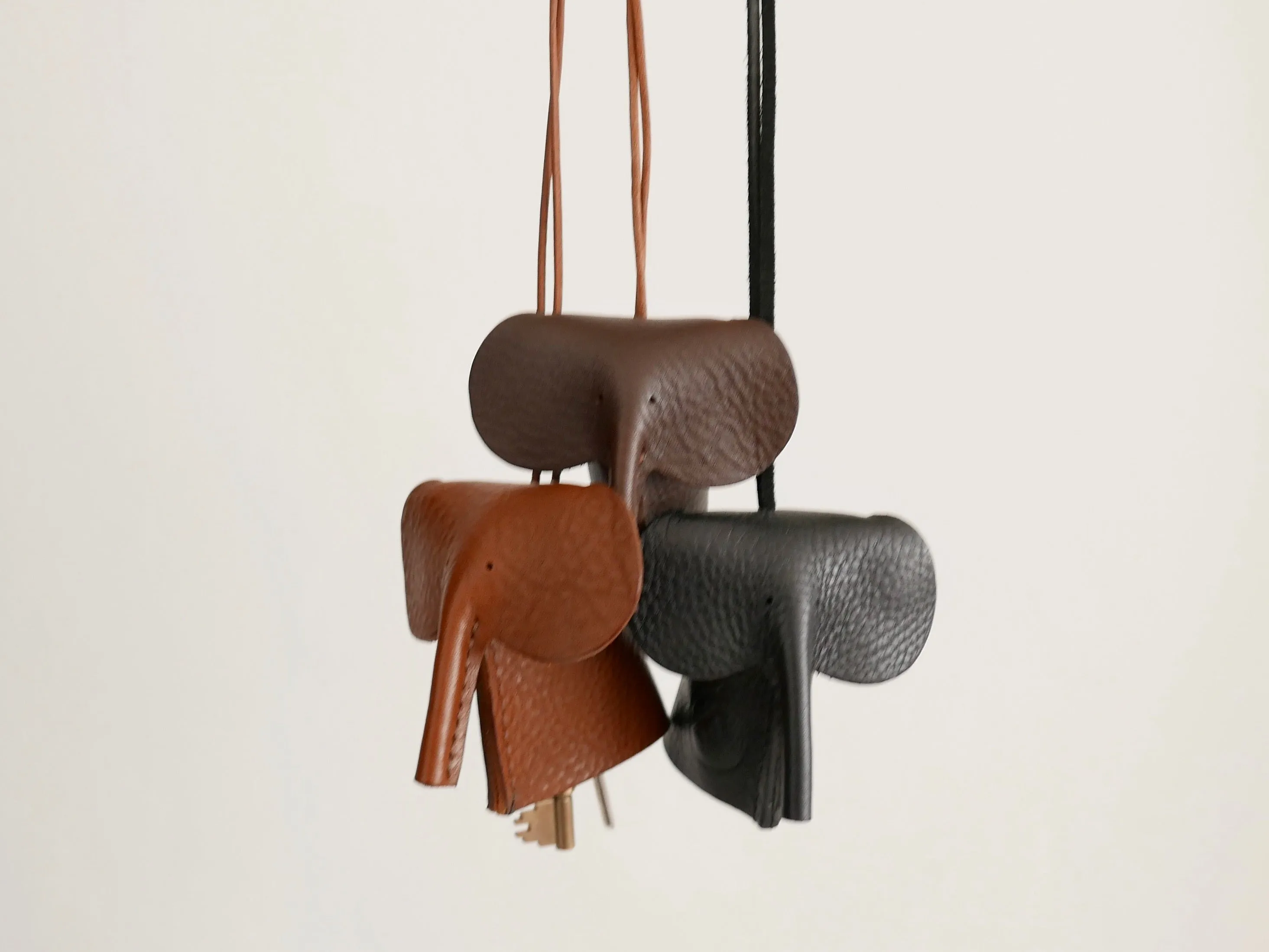 Leather Key Cover - Ettore in Black - Back in stock soon