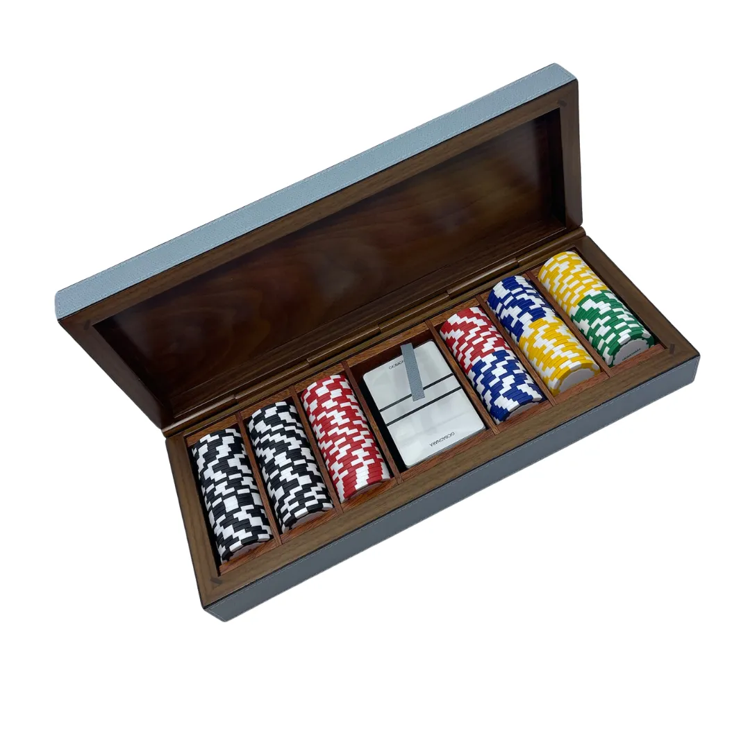 Leather Poker Set