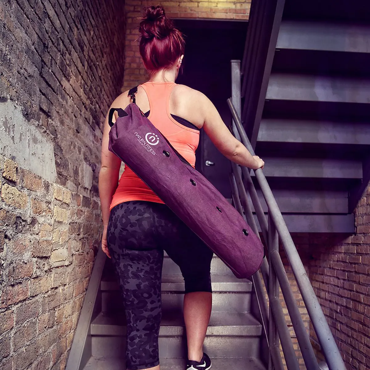 Lifeline USA Natural Fitness Yogo Pro Yoga Mat Bag - Purple
