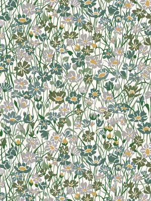 Meadowland Green - Liberty of London Cotton Tana Lawn - Half Yard