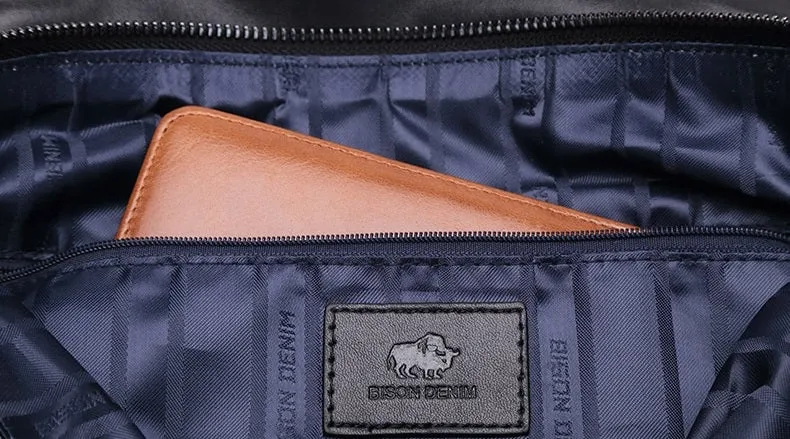 Men's Cotton Waterproof Shoulder Bag