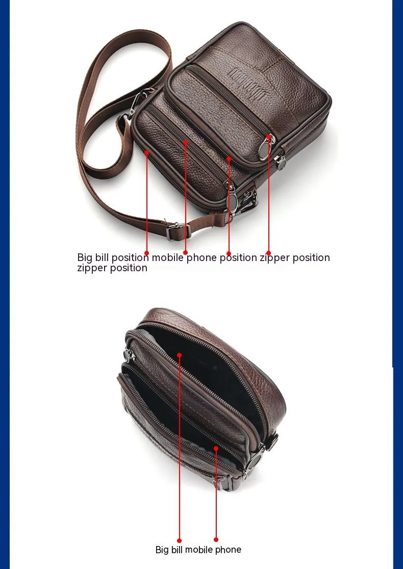Men's Multi-Functional Waist & Shoulder Messenger Bag - GlamzLife