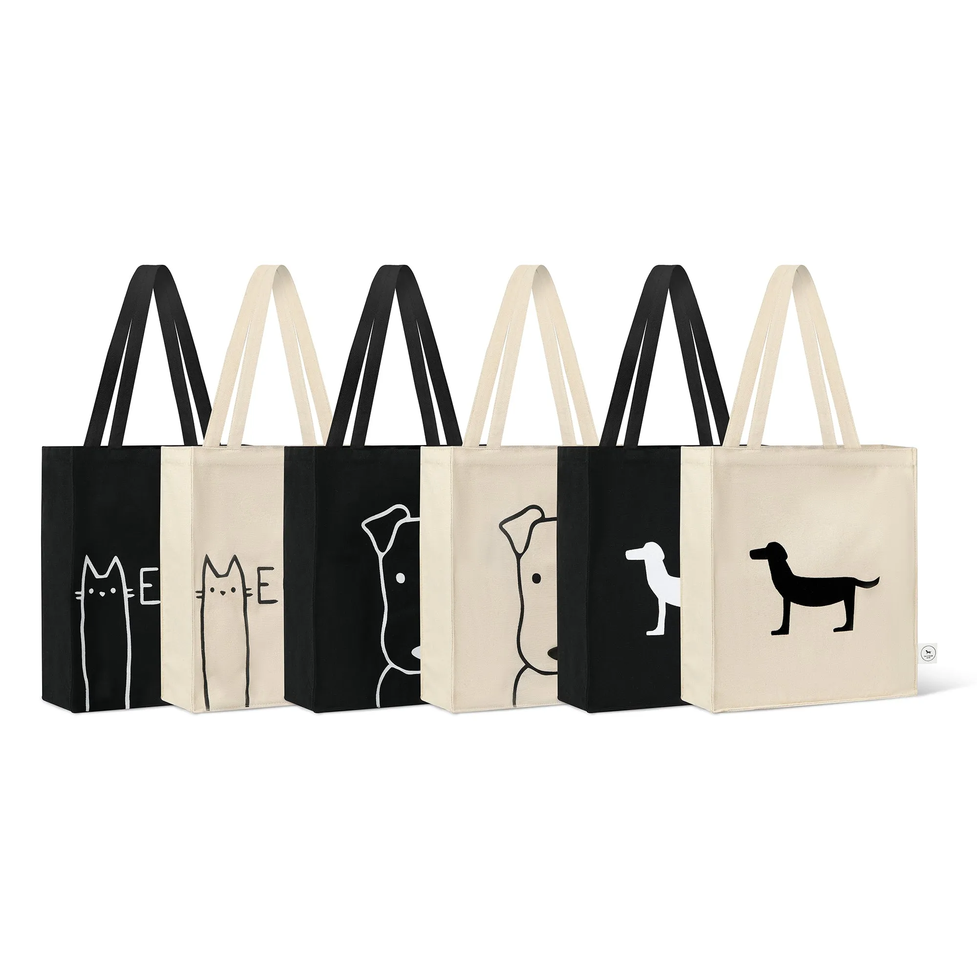 MEOW TOTE BAG BLACK