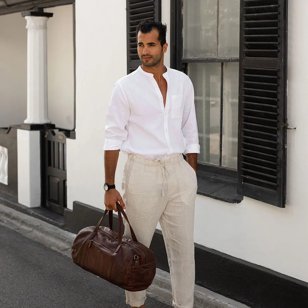 Military Style Duffel, Brown