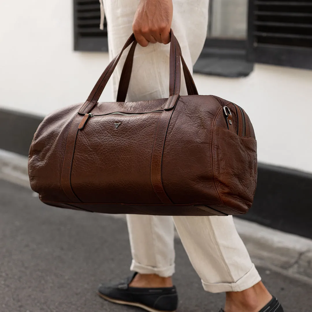 Military Style Duffel, Brown