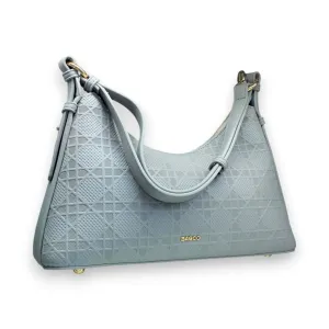 Modern geometric Shoulder Bag with Double Handles
