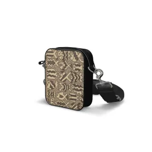 Monochromatic Fish Small Messenger Bag