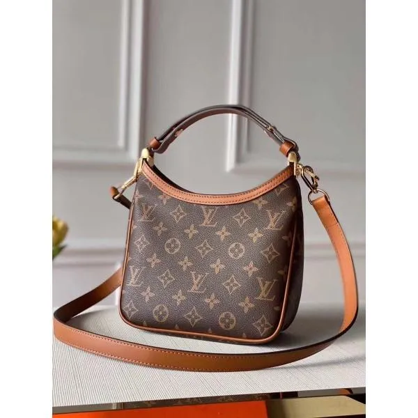 Monogram Reverse Canvas Dauphine Mini Hobo Bag M44395 2020