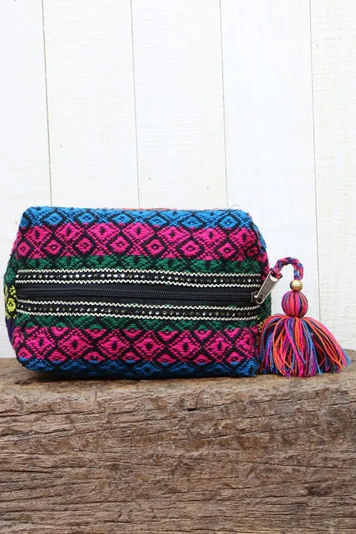 Multi Patterned Makeup Bag