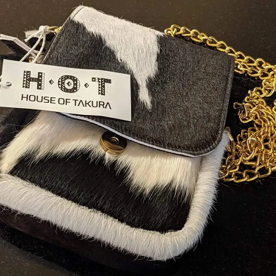 Ndama Mini Bag - Black/White