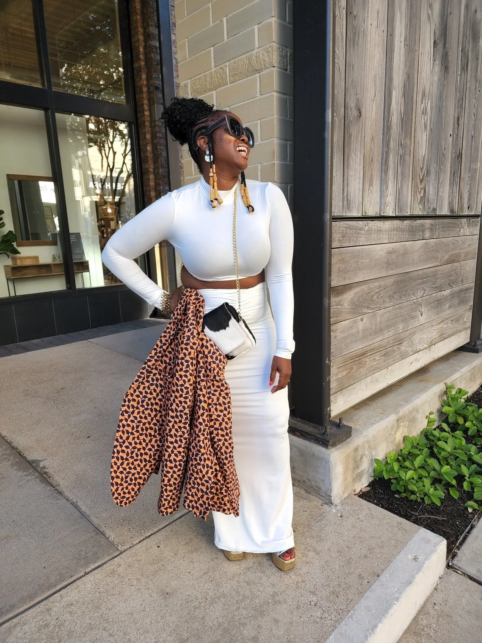 Ndama Mini Bag - Black/White