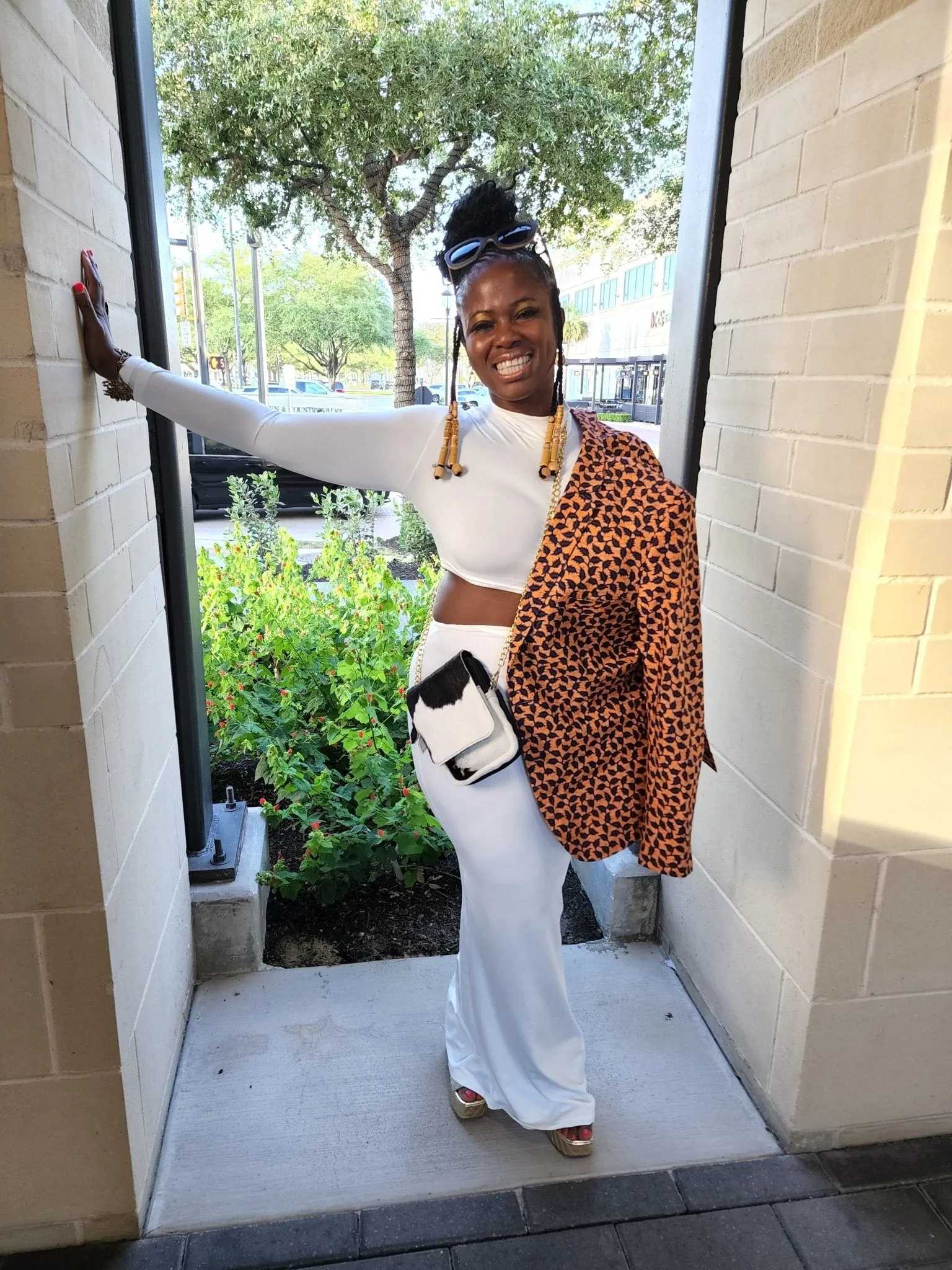 Ndama Mini Bag - Black/White