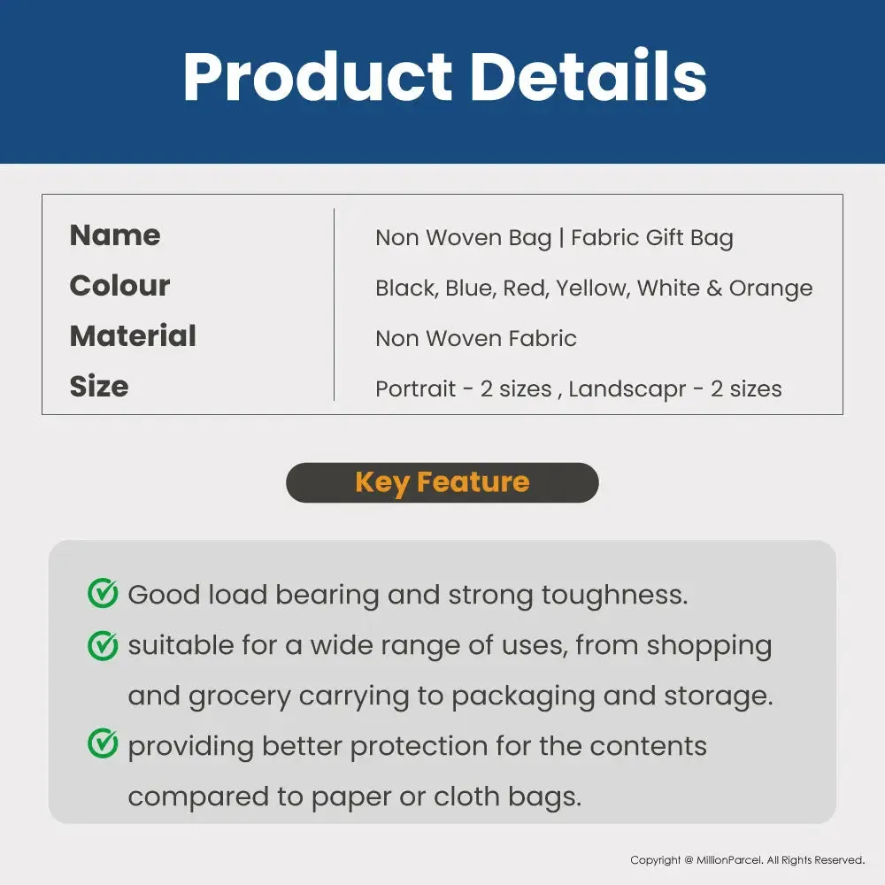 Non Woven Bag | Fabric Gift Bag