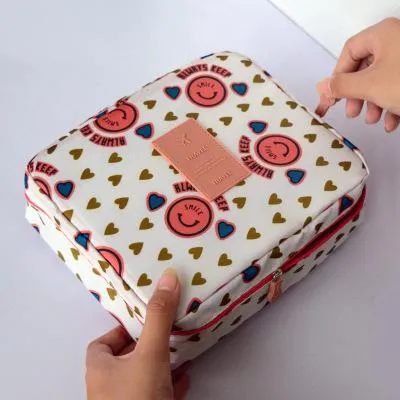 Nylon Travel Cosmetic Bag Fahion Packing Cubes Travel Cosmetic Bag Neceser Home Travel Storage bag Makeup Bag Organizer Wash Bag