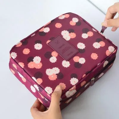 Nylon Travel Cosmetic Bag Fahion Packing Cubes Travel Cosmetic Bag Neceser Home Travel Storage bag Makeup Bag Organizer Wash Bag