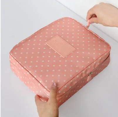Nylon Travel Cosmetic Bag Fahion Packing Cubes Travel Cosmetic Bag Neceser Home Travel Storage bag Makeup Bag Organizer Wash Bag