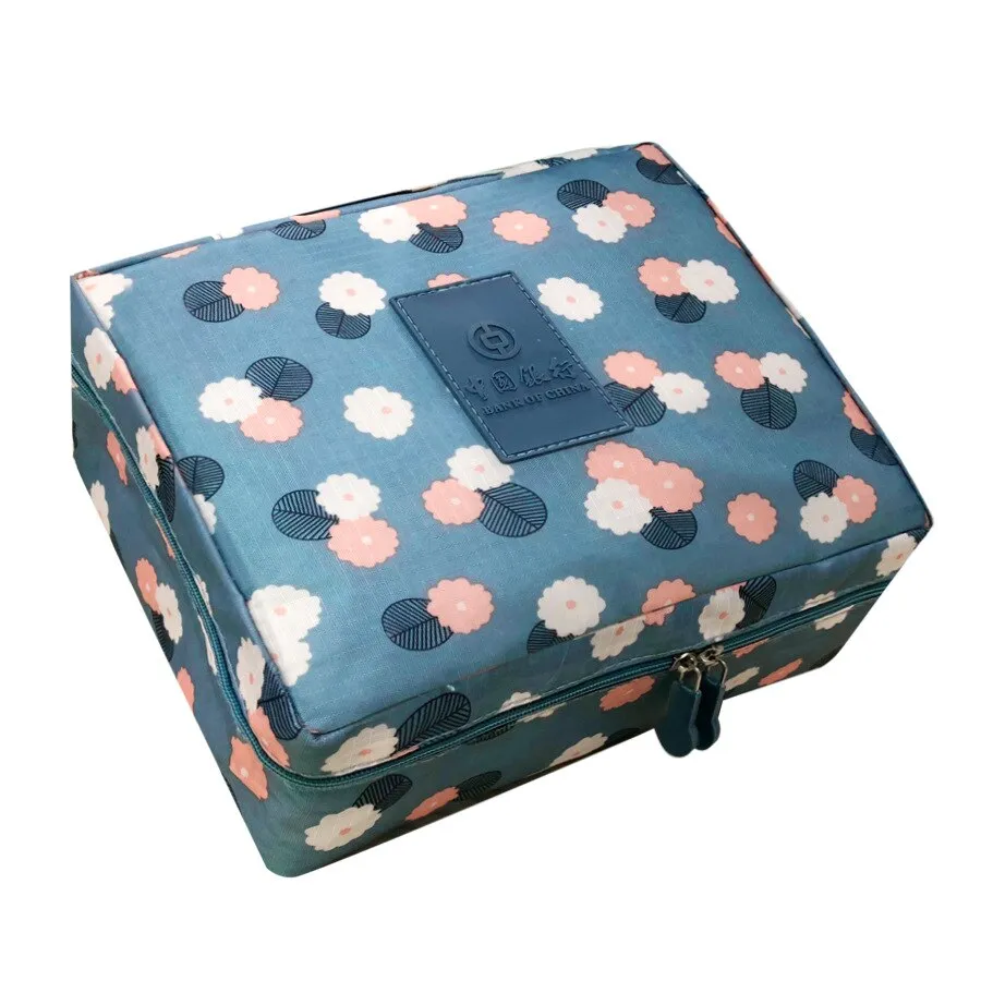 Nylon Travel Cosmetic Bag Fahion Packing Cubes Travel Cosmetic Bag Neceser Home Travel Storage bag Makeup Bag Organizer Wash Bag