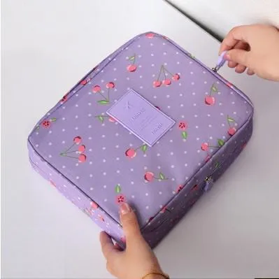 Nylon Travel Cosmetic Bag Fahion Packing Cubes Travel Cosmetic Bag Neceser Home Travel Storage bag Makeup Bag Organizer Wash Bag