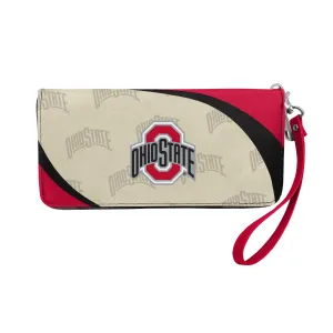 Ohio State University Curve Zip Organizer Wallet