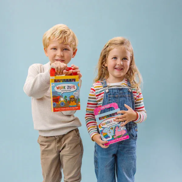 Ooly Carry-Along Coloring Book - Work Zone