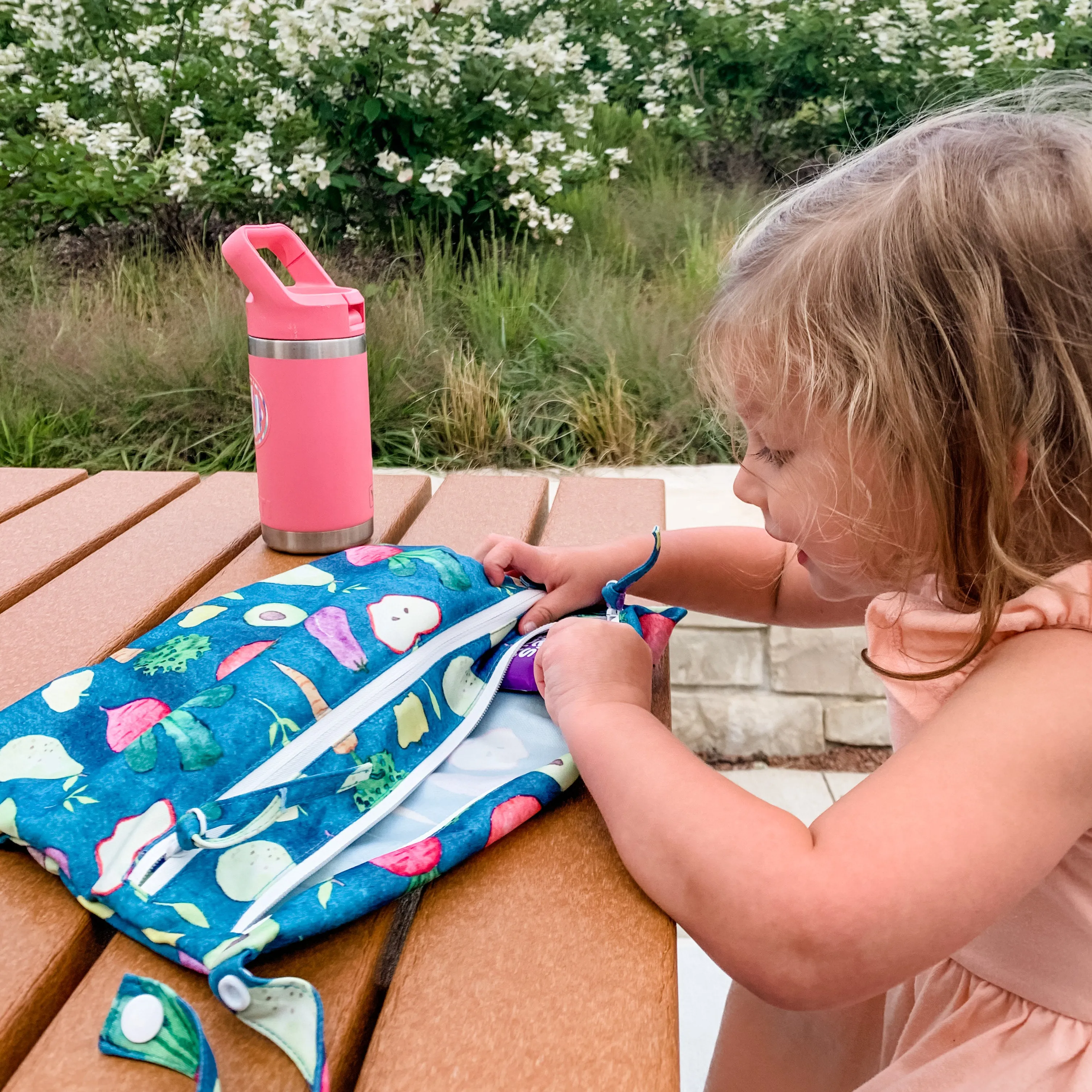 Organic Produce - Waterproof Wet Bag (For mealtime, on-the-go, and more!)