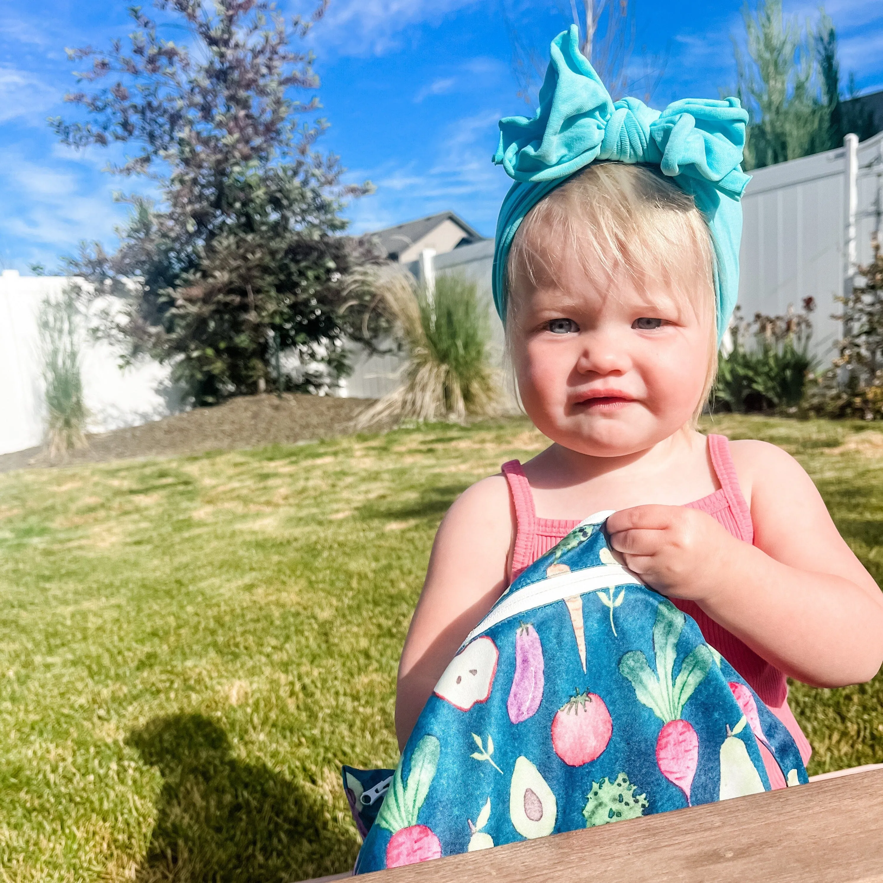 Organic Produce - Waterproof Wet Bag (For mealtime, on-the-go, and more!)