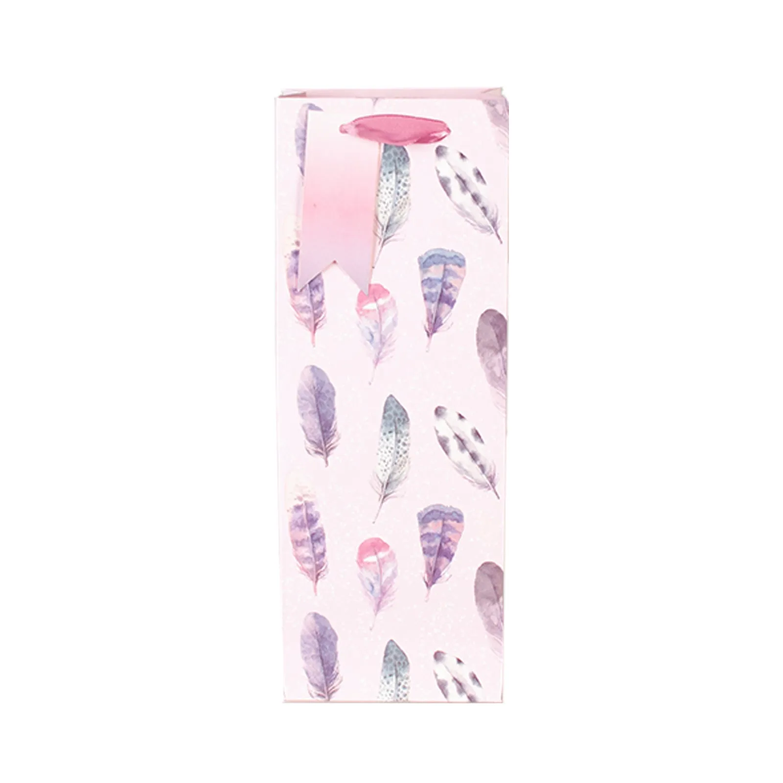 Partisan Pink Feathers Bottle Bag