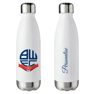 Personalised Bolton Wanderers FC Crest Insulated Water Bottle