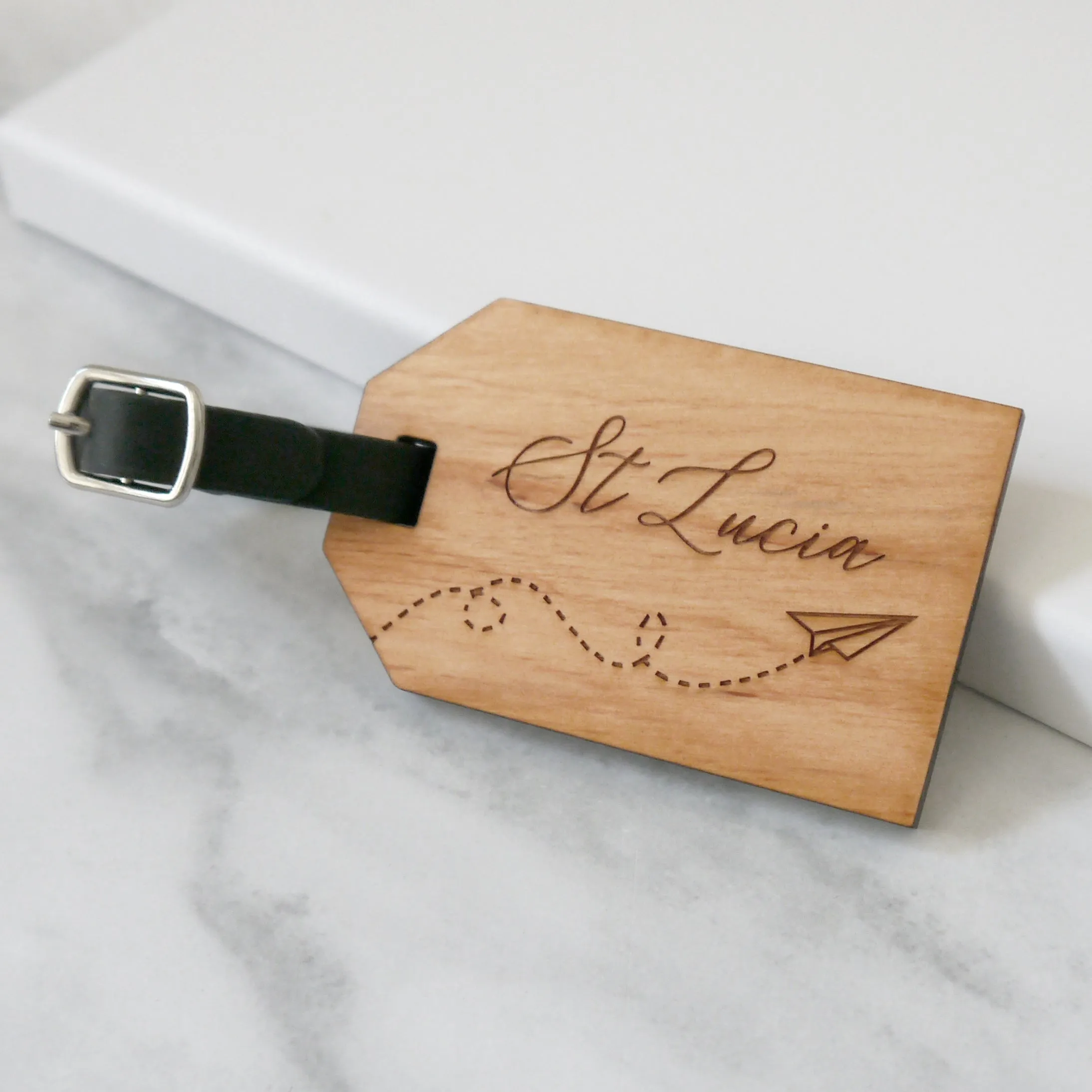 Personalised Destination Luggage Tag