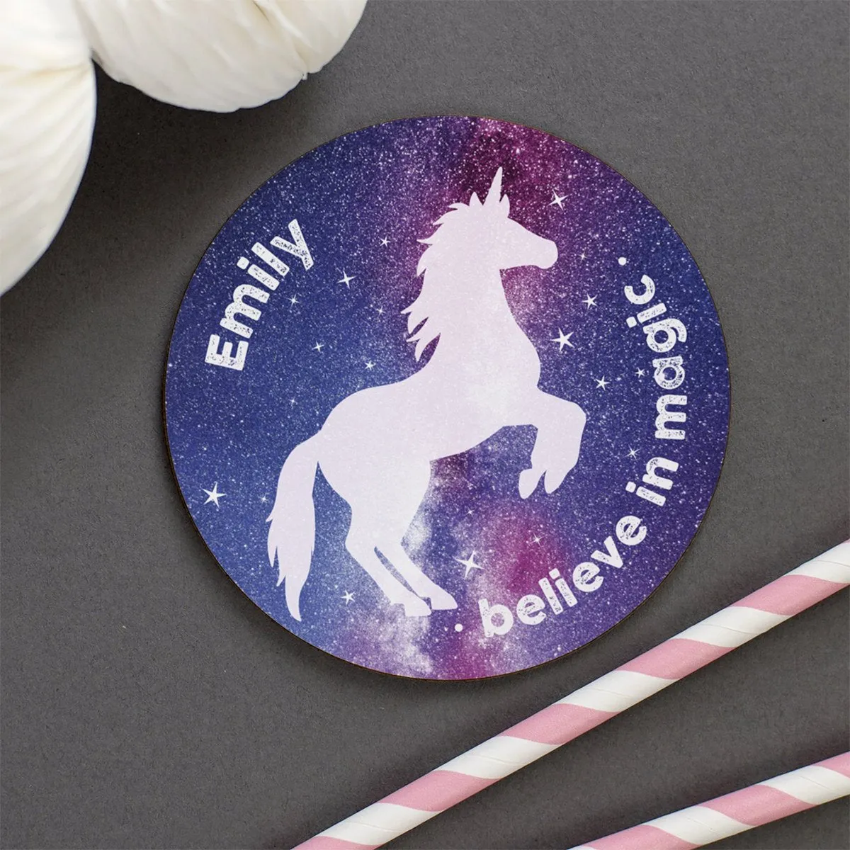 Personalised Stardust Unicorn Water Bottle