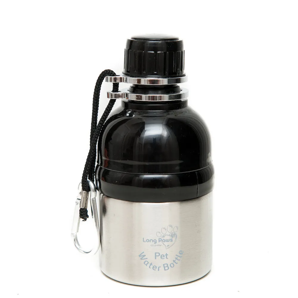 Pet Water Bottle - Silver.
