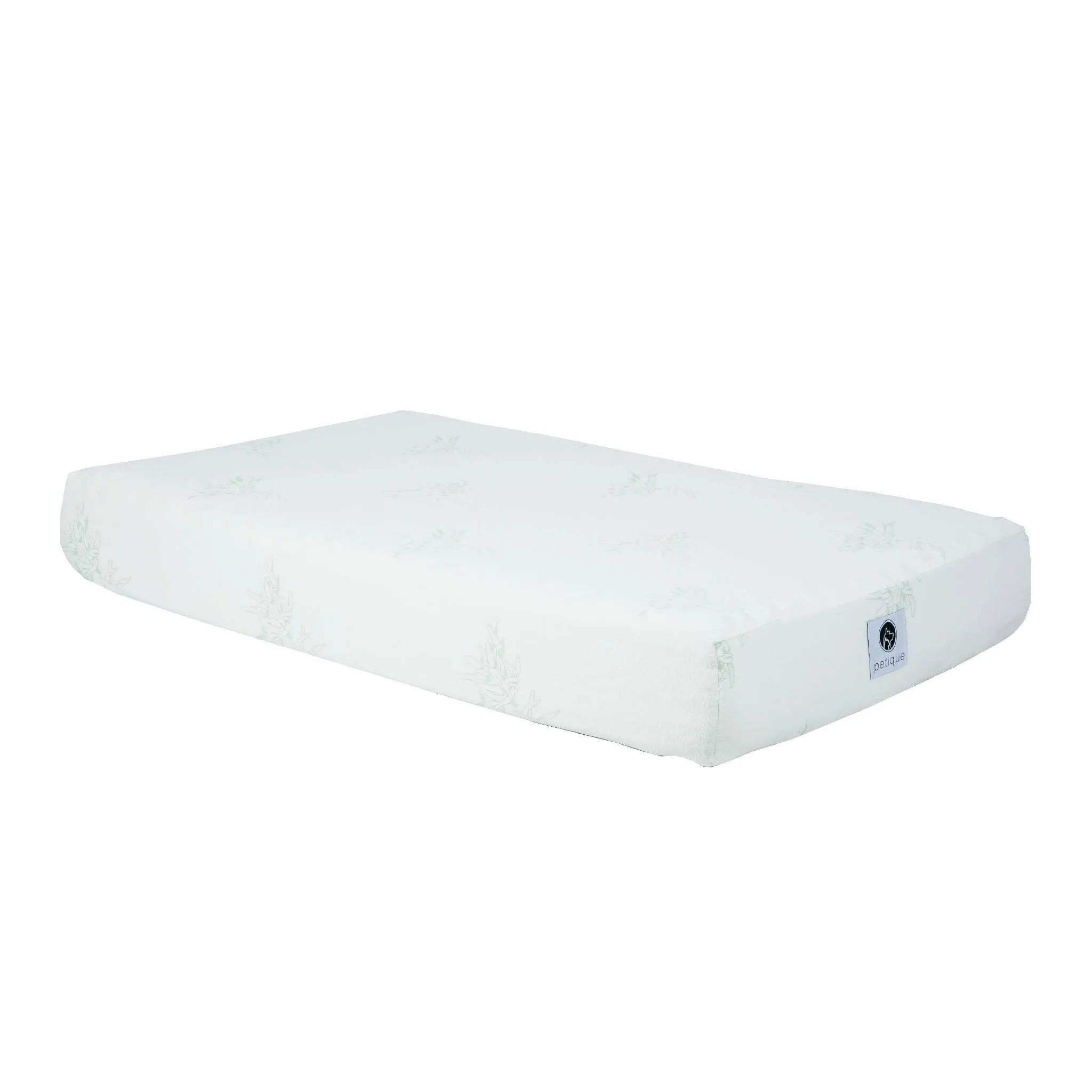 PETIQUE Bamboo Orthopedic Memory Foam Pet Bed - Small/Medium/Large, Sustainable, Non-Toxic, Hypoallergenic, for Dogs/Cats/Other Animals