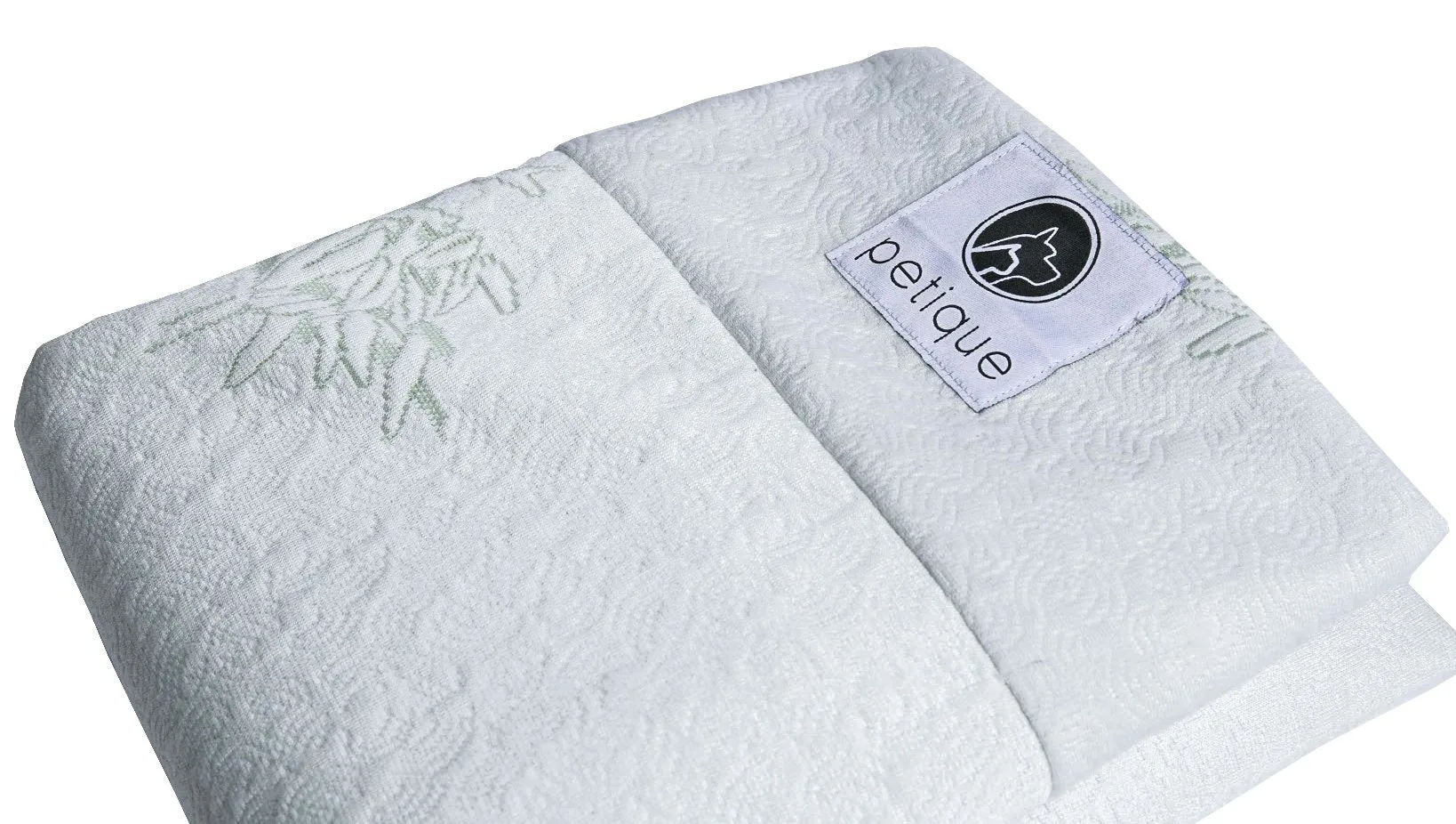 PETIQUE Bamboo Orthopedic Memory Foam Pet Bed - Small/Medium/Large, Sustainable, Non-Toxic, Hypoallergenic, for Dogs/Cats/Other Animals
