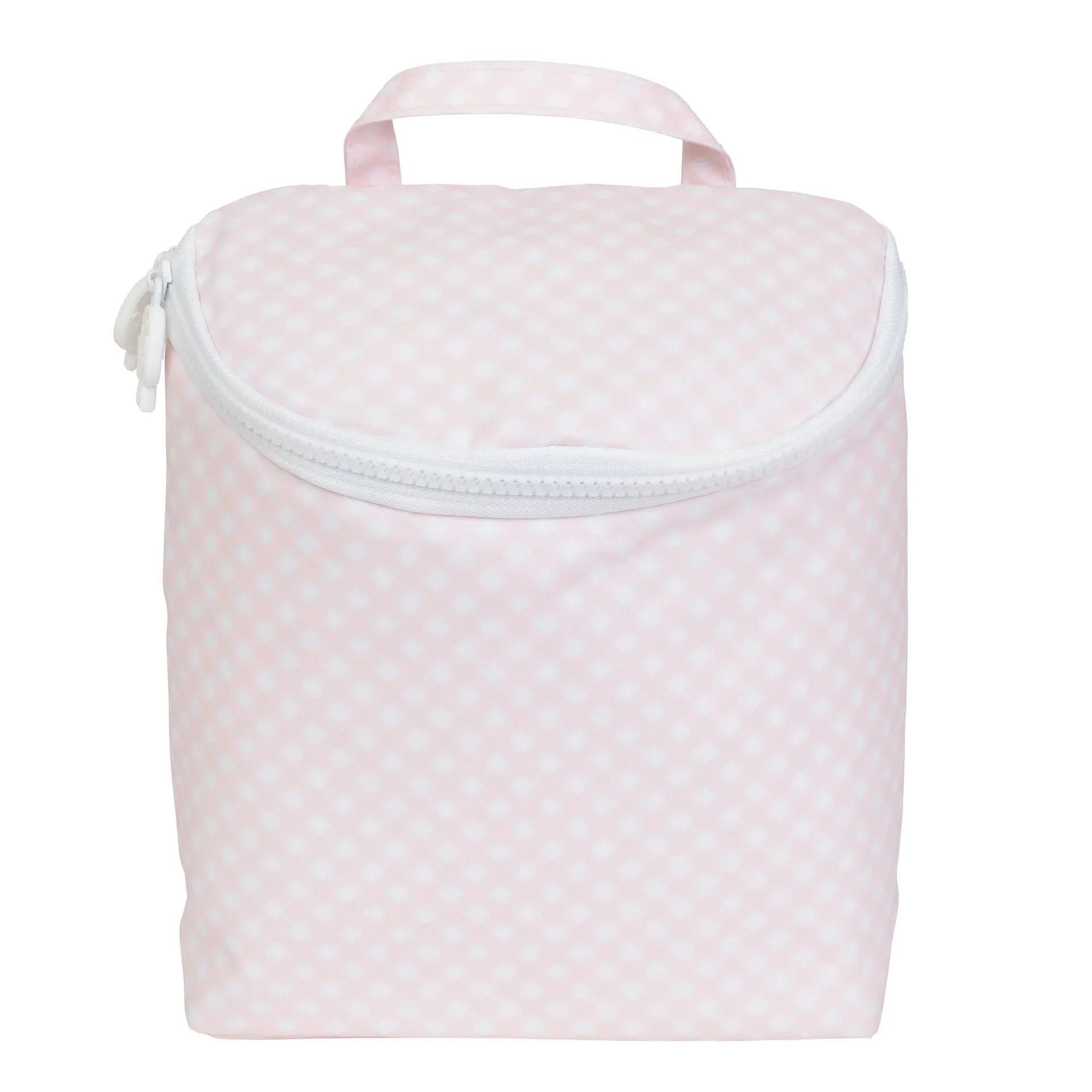 Pink Gingham Bottle Bags