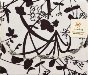Reusable Sandwich Bag: Whispering Grass BW
