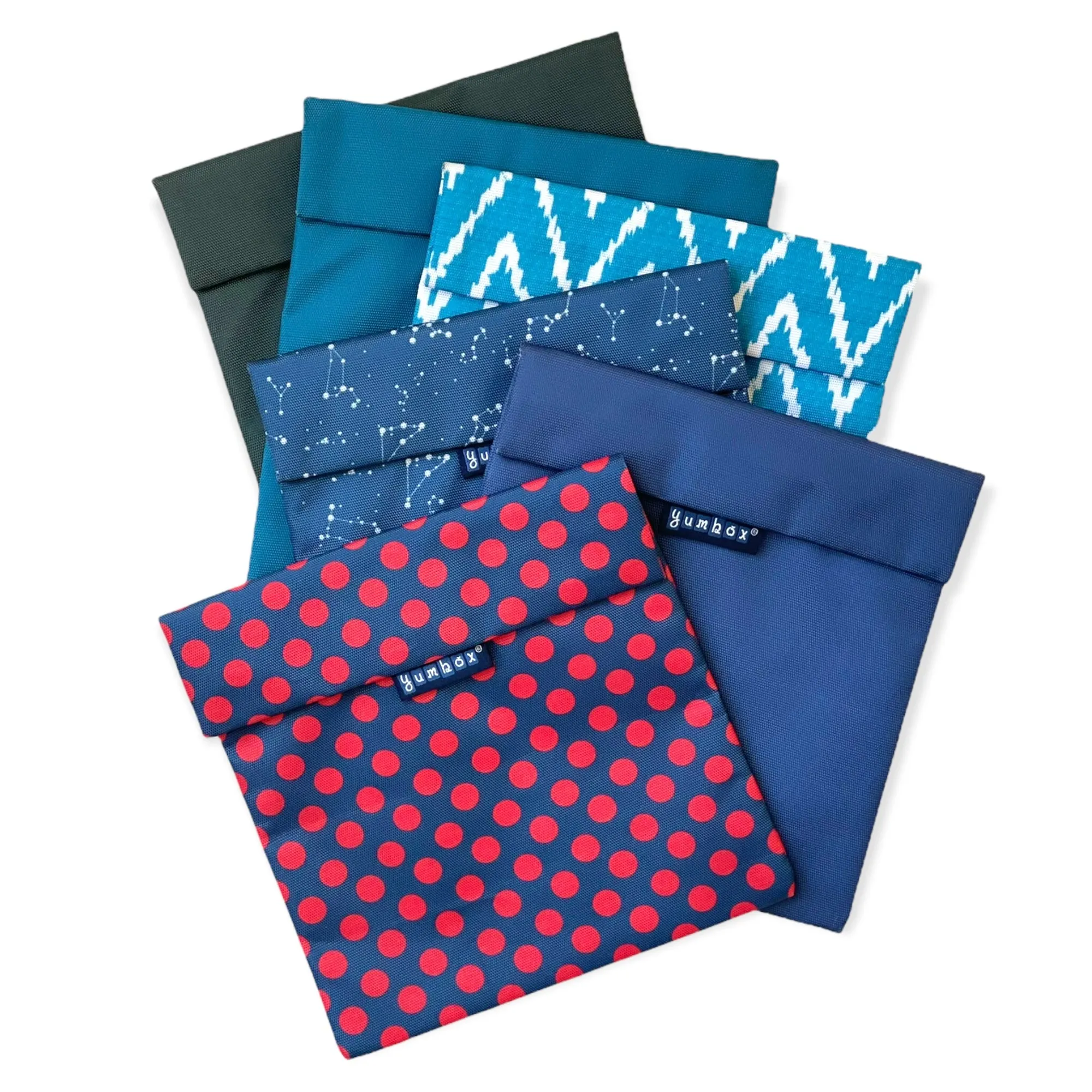 Reusable Sandwich Bag - Zesty Polka Dots