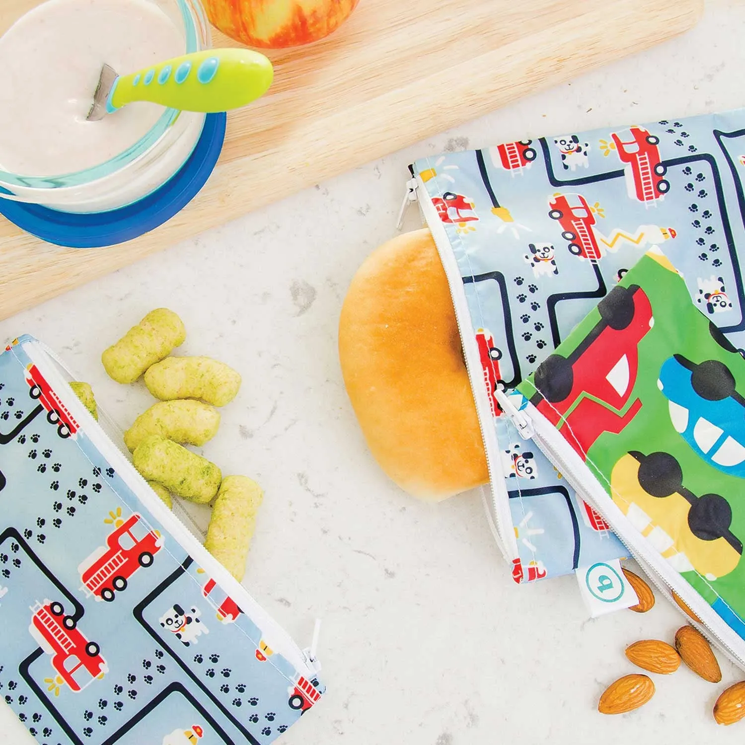 Reusable Snack Bag, 2 Pack, Small